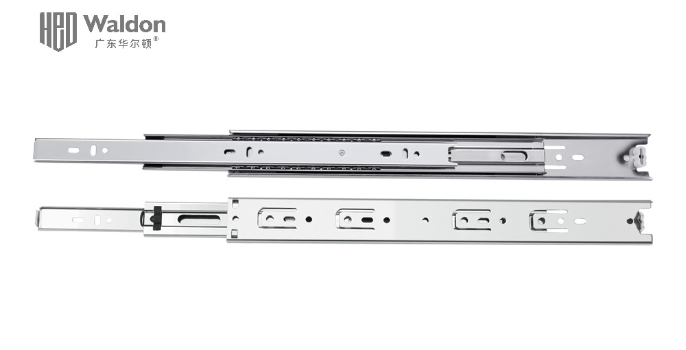 HED-4008、4007三折钢珠滑轨