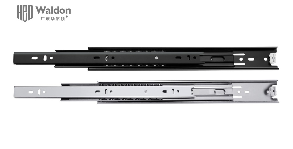 HED-4210、4209、4208 三折钢珠滑轨